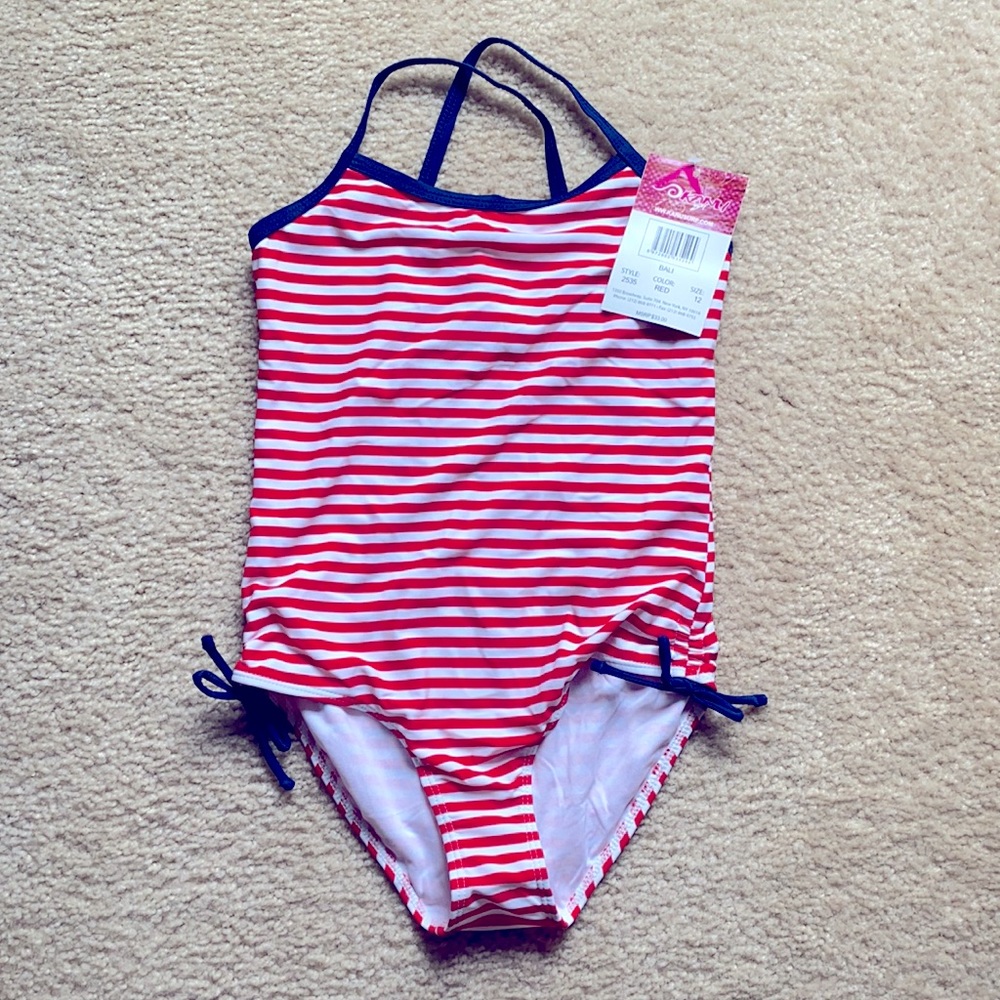 Kanu Surf Girls’ Bali Beach Sport 1 Piece Swimsuit